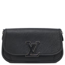 ルイヴィトン LOUIS VUITTON ビュシNM M59386 ノワール エピレザー ショルダーバッグ シルバー金具 黒 パープル ショルダー クロスボディ