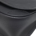 ルイヴィトン LOUIS VUITTON ビュシNM M59386 ノワール エピレザー ショルダーバッグ シルバー金具 黒 パープル ショルダー クロスボディ