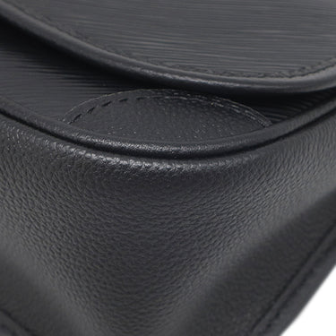 ルイヴィトン LOUIS VUITTON ビュシNM M59386 ノワール エピレザー ショルダーバッグ シルバー金具 黒 パープル ショルダー クロスボディ