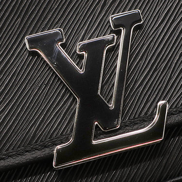 ルイヴィトン LOUIS VUITTON ビュシNM M59386 ノワール エピレザー ショルダーバッグ シルバー金具 黒 パープル ショルダー クロスボディ