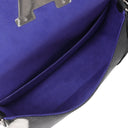 ルイヴィトン LOUIS VUITTON ビュシNM M59386 ノワール エピレザー ショルダーバッグ シルバー金具 黒 パープル ショルダー クロスボディ