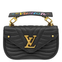 ルイヴィトン LOUIS VUITTON ニューウェーブ チェーンバッグ PM M51683 ブラック カーフ 2WAYバッグ ゴールド金具 黒 ショルダー ハンドバッグ