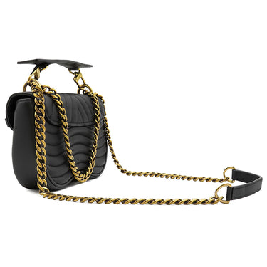 ルイヴィトン LOUIS VUITTON ニューウェーブ チェーンバッグ PM M51683 ブラック カーフ 2WAYバッグ ゴールド金具 黒 ショルダー ハンドバッグ