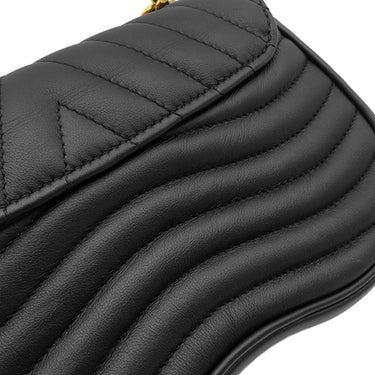 ルイヴィトン LOUIS VUITTON ニューウェーブ チェーンバッグ PM M51683 ブラック カーフ 2WAYバッグ ゴールド金具 黒 ショルダー ハンドバッグ