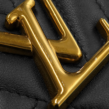 ルイヴィトン LOUIS VUITTON ニューウェーブ チェーンバッグ PM M51683 ブラック カーフ 2WAYバッグ ゴールド金具 黒 ショルダー ハンドバッグ
