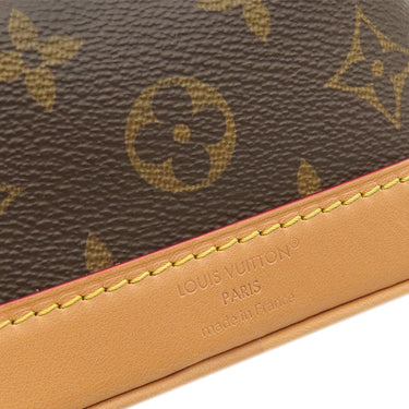 ルイヴィトン LOUIS VUITTON ナノ ノエ M81266 モノグラム モノグラムキャンバス 2WAYバッグ ゴールド金具 ショルダーバッグ ハンドバッグ 茶