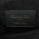 クリスチャン・ディオール Christian Dior サドルバッグ ミニ ブラック レザー 2WAYバッグ ゴールド金具 黒 ハンドバッグ ショルダー