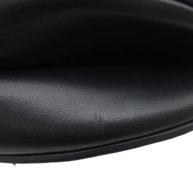 クリスチャン・ディオール Christian Dior サドルバッグ ミニ ブラック レザー 2WAYバッグ ゴールド金具 黒 ハンドバッグ ショルダー
