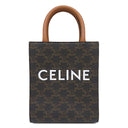 セリーヌ CELINE ミニ バーティカル カバ 194372BZK タン レザー トリオンフキャンバス 2WAYバッグ ゴールド金具 茶 ショルダー ロゴ トリオンフ