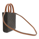 セリーヌ CELINE ミニ バーティカル カバ 194372BZK タン レザー トリオンフキャンバス 2WAYバッグ ゴールド金具 茶 ショルダー ロゴ トリオンフ
