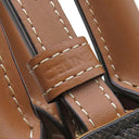 セリーヌ CELINE ミニ バーティカル カバ 194372BZK タン レザー トリオンフキャンバス 2WAYバッグ ゴールド金具 茶 ショルダー ロゴ トリオンフ
