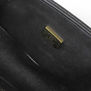 シャネル CHANEL ボーイシャネル 20 A67085 ブラック キャビアスキン ショルダーバッグ ゴールド金具 チェーンバッグ