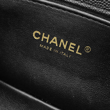 シャネル CHANEL ボーイシャネル 20 A67085 ブラック キャビアスキン ショルダーバッグ ゴールド金具 チェーンバッグ