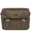 プラダ PRADA Re-Nylon ショルダーバッグ 1BD953 ブラウン ナイロン リサイクルポリアミド ショルダーバッグ シルバー金具 斜め掛け