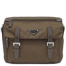 プラダ PRADA Re-Nylon ショルダーバッグ 1BD953 ブラウン ナイロン リサイクルポリアミド ショルダーバッグ シルバー金具 斜め掛け