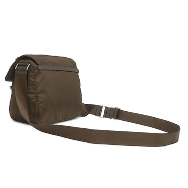 プラダ PRADA Re-Nylon ショルダーバッグ 1BD953 ブラウン ナイロン リサイクルポリアミド ショルダーバッグ シルバー金具 斜め掛け