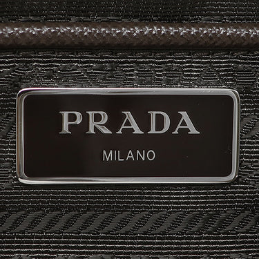 プラダ PRADA Re-Nylon ショルダーバッグ 1BD953 ブラウン ナイロン リサイクルポリアミド ショルダーバッグ シルバー金具 斜め掛け