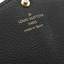 ルイヴィトン LOUIS VUITTON ポルトフォイユ サラ M80496 ブラック×ベージュ モノグラムアンプラント 長財布 ゴールド金具 フラップ