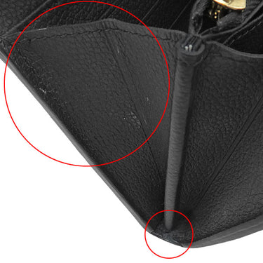 ルイヴィトン LOUIS VUITTON ポルトフォイユ サラ M80496 ブラック×ベージュ モノグラムアンプラント 長財布 ゴールド金具 フラップ