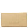 バーバリー BURBERRY チェック 4連 キーケース ベージュ レザー キーケース シルバー金具 4本 鍵入れ