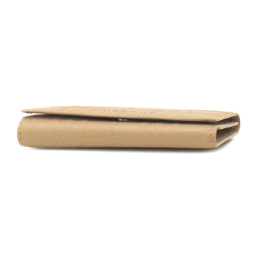 バーバリー BURBERRY チェック 4連 キーケース ベージュ レザー キーケース シルバー金具 4本 鍵入れ