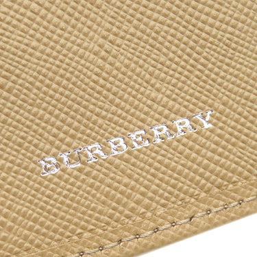 バーバリー BURBERRY チェック 4連 キーケース ベージュ レザー キーケース シルバー金具 4本 鍵入れ