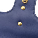 グッチ GUCCI GGマーモント スモール ショルダー 446744 ブルー ベロア ショルダーバッグ ヴィンテージ金具 青 ダブルG ハートモチーフ