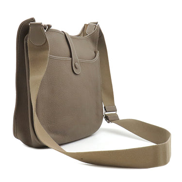 エルメス HERMES エヴリン3 GM エトゥープ トリヨンクレマンス ショルダーバッグ シルバー金具 グレージュ エブリン