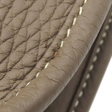 エルメス HERMES エヴリン3 GM エトゥープ トリヨンクレマンス ショルダーバッグ シルバー金具 グレージュ エブリン