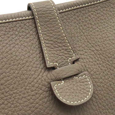 エルメス HERMES エヴリン3 GM エトゥープ トリヨンクレマンス ショルダーバッグ シルバー金具 グレージュ エブリン