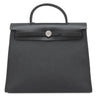 エルメス HERMES エールバッグジップPM 31 ブラック トワルオフィシエ ヴァッシュハンター 2WAYバッグ シルバー金具 黒 鍵1本欠品