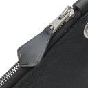エルメス HERMES エールバッグジップPM 31 ブラック トワルオフィシエ ヴァッシュハンター 2WAYバッグ シルバー金具 黒 鍵1本欠品