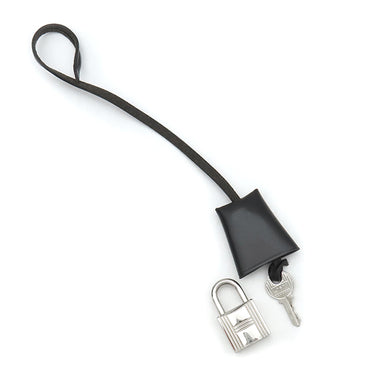 エルメス HERMES エールバッグジップPM 31 ブラック トワルオフィシエ ヴァッシュハンター 2WAYバッグ シルバー金具 黒 鍵1本欠品