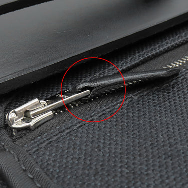 エルメス HERMES エールバッグジップPM 31 ブラック トワルオフィシエ ヴァッシュハンター 2WAYバッグ シルバー金具 黒 鍵1本欠品