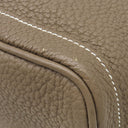 エルメス HERMES ガーデンパーティー PM 36 エトゥープ ネゴンダ トートバッグ シルバー金具 グレージュ オールレザー