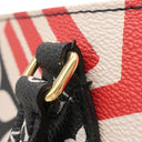 ルイヴィトン LOUIS VUITTON LVクラフティ オンザゴー GM M45358 クレームルージュ モノグラムキャンバス ジャイアントモノグラムキャンバス トートバッグ ゴールド金具 ショルダー