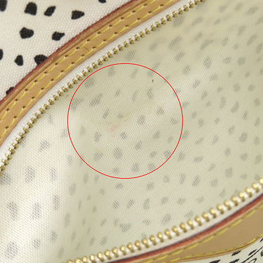 ルイヴィトン LOUIS VUITTON ネヴァーフル MM M40684 モノグラム×ホワイト モノグラムキャンバス トートバッグ ゴールド金具 茶 草間彌生