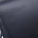 イヴ・サンローラン Yves Saint Laurent ソルフェリーノ 634306 ネイビー レザー ショルダーバッグ ゴールド金具 YSL ロゴプレート カサンドラロゴ