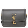 イヴ・サンローラン Yves Saint Laurent ソルフェリーノ 634306 グレー レザー ショルダーバッグ ゴールド金具 YSL ロゴプレート カサンドラロゴ