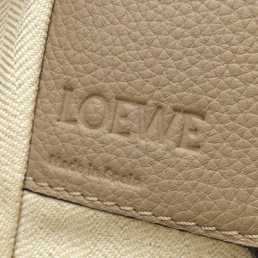 ロエベ LOEWE ハンモック ドローストリング スモール サンド レザー ソフトカーフスキン 2WAYバッグ ゴールド金具 グレージュ 茶 ハンドバッグ ショルダー
