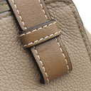 ロエベ LOEWE ハンモック ドローストリング スモール サンド レザー ソフトカーフスキン 2WAYバッグ ゴールド金具 グレージュ 茶 ハンドバッグ ショルダー