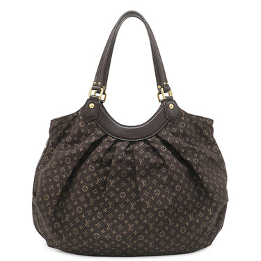 ルイヴィトン LOUIS VUITTON ファンタジー M40408 フザン モノグラムイディール ショルダーバッグ ゴールド金具 茶 トート 肩掛け