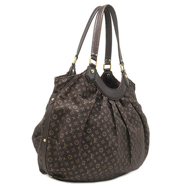 ルイヴィトン LOUIS VUITTON ファンタジー M40408 フザン モノグラムイディール ショルダーバッグ ゴールド金具 茶 トート 肩掛け