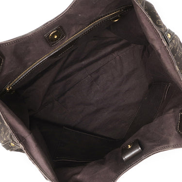ルイヴィトン LOUIS VUITTON ファンタジー M40408 フザン モノグラムイディール ショルダーバッグ ゴールド金具 茶 トート 肩掛け