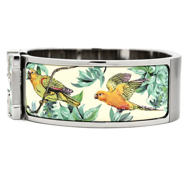 エルメス HERMES クリック クラックH 赤道直下 H306420FPM5PM トロピカル メタル エナメル ブレスレット シルバー金具 新品 未使用 ラージ
