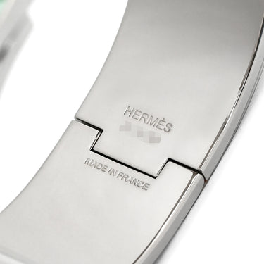 エルメス HERMES クリック クラックH 赤道直下 H306420FPM5PM トロピカル メタル エナメル ブレスレット シルバー金具 新品 未使用 ラージ