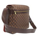 ルイヴィトン LOUIS VUITTON バスティーユ N45258 ダミエエベヌ ダミエキャンバス ショルダーバッグ ゴールド金具 茶