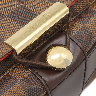 ルイヴィトン LOUIS VUITTON バスティーユ N45258 ダミエエベヌ ダミエキャンバス ショルダーバッグ ゴールド金具 茶