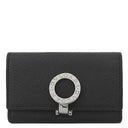 ブルガリ BVLGARI ブルガリブルガリ 30422 ブラック グレインレザー キーケース シルバー金具 黒 6連 6本