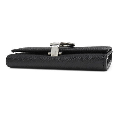 ブルガリ BVLGARI ブルガリブルガリ 30422 ブラック グレインレザー キーケース シルバー金具 黒 6連 6本